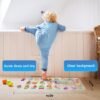 Unyqoos® Veilige antislip badmat voor baby's en kinderen met vrolijk ontwerp