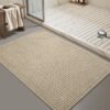 Unyqoos® Zachte en Absorberende Chenille Badmat met Antislip en Wasbaar Ontwerp