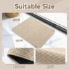 Unyqoos® Zachte en Absorberende Chenille Badmat met Antislip en Wasbaar Ontwerp