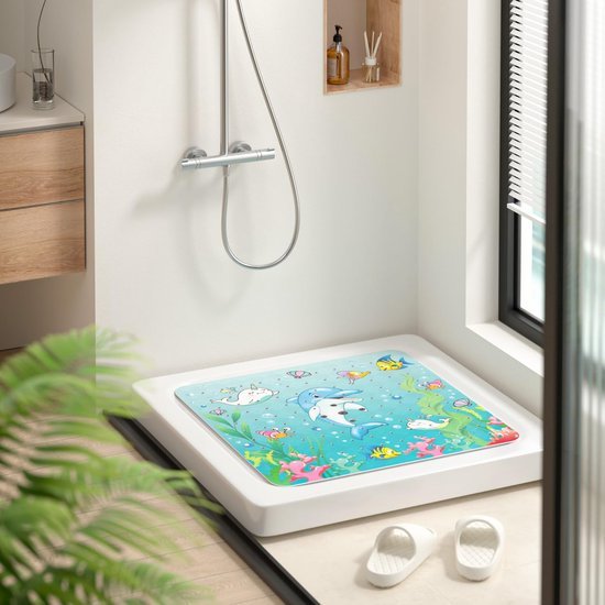 550x550-21049.jpg Unyqoos® Veilige en Zachte Antislip Douchemat voor Kinderen met Zuignappen
