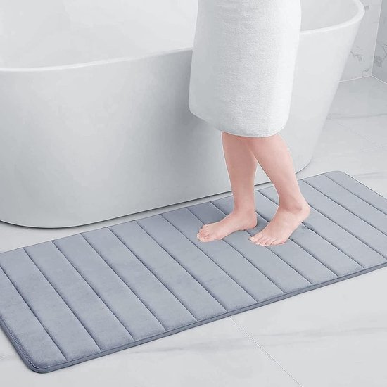 Unyqoos® Absorberende en Antislip Traagschuim Badmat voor Veiligheid en Comfort