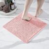 Unyqoos® Zachte en Absorberende Roze Badmat voor Douche en Badkamer van Microvezel, Antislip en Wasbaar, 45 x 45 cm