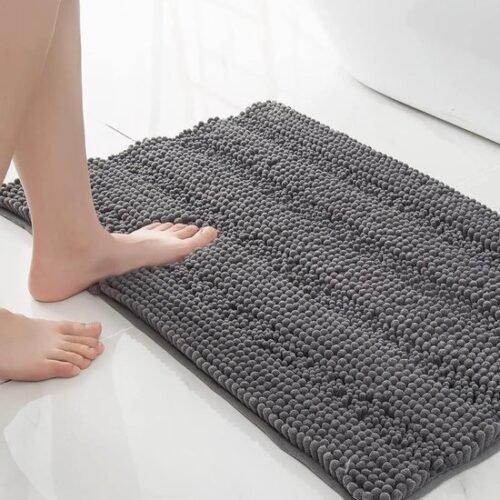 550x550-21109.jpg Unyqoos® Zachte en absorberende badmat van Chenille met antislip voor badkamer