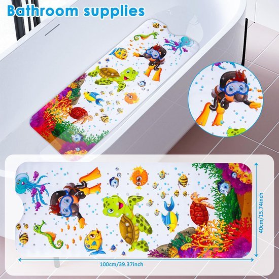 550x550-21140.jpg Unyqoos® Veilige en Wasbare Antislip Douchemat met Zuignappen voor Kinderen