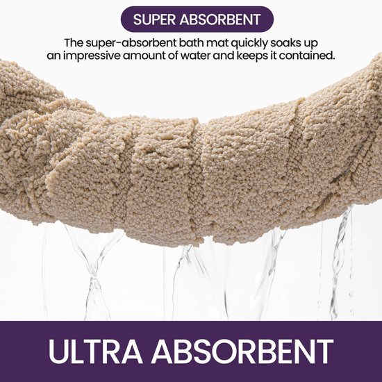 550x550-21183.jpg Unyqoos® Zachte en Absorberende Badmat met Antislip en Machinewasbare Eigenschappen