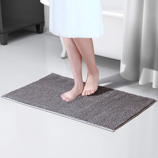 Unyqoos® Ultrazachte Antislip Badmat van Chenille Microvezel voor Comfort en Veiligheid in de Badkamer
