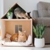 Unyqoos® Decoratieve kunstplant met keramische pot voor huis en kantoorinterieur