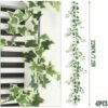 550x550-21204.jpg Unyqoos® Set van vier flexibele groene kunstmatige klimop slingers voor veelzijdige decoratie