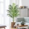 Unyqoos® Levensgrote kunstpalm van 150 cm voor stijlvolle binnen- en buitendecoratie