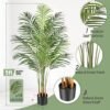 Unyqoos® Levensgrote kunstpalm van 150 cm voor stijlvolle binnen- en buitendecoratie