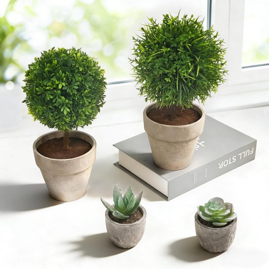550x550-21281.jpg Unyqoos® Set van vier levensechte kunstplanten voor diverse interieurdecoratie