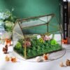 550x550-21330.jpg Unyqoos® Set van 55 kleurrijke miniatuurmodelbomen voor landschapsdecoratie en modelbouw