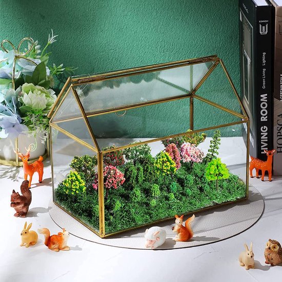 550x550-21330.jpg Unyqoos® Set van 55 kleurrijke miniatuurmodelbomen voor landschapsdecoratie en modelbouw