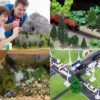 550x550-21333.jpg Unyqoos® Set van 55 kleurrijke miniatuurmodelbomen voor landschapsdecoratie en modelbouw