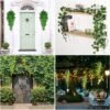 Unyqoos® Set van drie levensechte hangende kunstplanten voor binnen en buiten decoratie