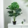 Unyqoos® Grote decoratieve kunstplant Monstera met verstelbare takken en bladeren