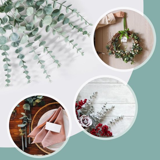 550x550-21403.jpg Unyqoos® Set van 30 Gedroogde Eucalyptus Stelen voor Bruiloft en Interieurdecoratie