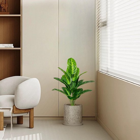 Unyqoos® Levensechte kunstareca palm in pot voor stijlvolle binnen- en buitendecoratie