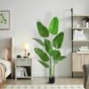 Unyqoos® Grote decoratieve kunstplant met natuurlijke uitstraling voor binnenruimtes