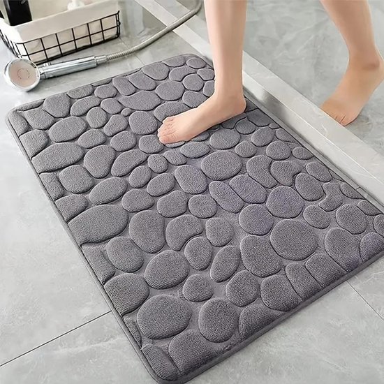 550x550-21480.jpg Unyqoos® Comfortabele en absorberende badmat van traagschuim voor elke badkamer