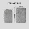 550x550-21483.jpg Unyqoos® Comfortabele en absorberende badmat van traagschuim voor elke badkamer