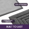 Unyqoos® Zachte en Antislip Badmat voor Badkamer en Douche, 40 x 60 cm, Donkergrijs