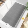 Unyqoos® Grijze Antislipmat voor Veiligheid en Comfort in Badkamer of Keuken
