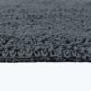 Unyqoos® Grijze halfronde badmat van katoen met omkeerbaar design voor comfort