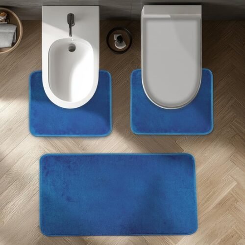 Unyqoos® Hoogwaardig Badmatten Set voor Optimale Absorptie en Veiligheid in Stijlvolle Kleuren