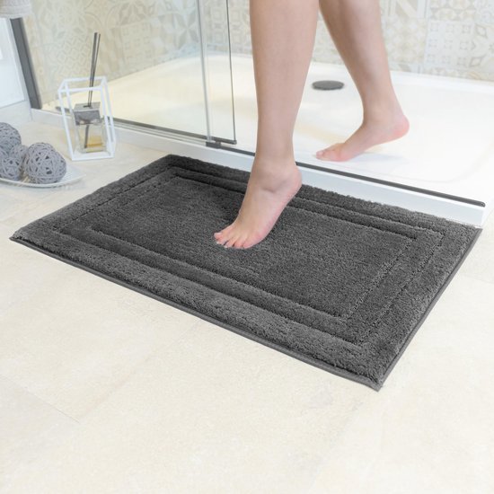 550x550-21628.jpg Unyqoos® Donkergrijze badmat met antislip voor veiligheid en comfort in de badkamer