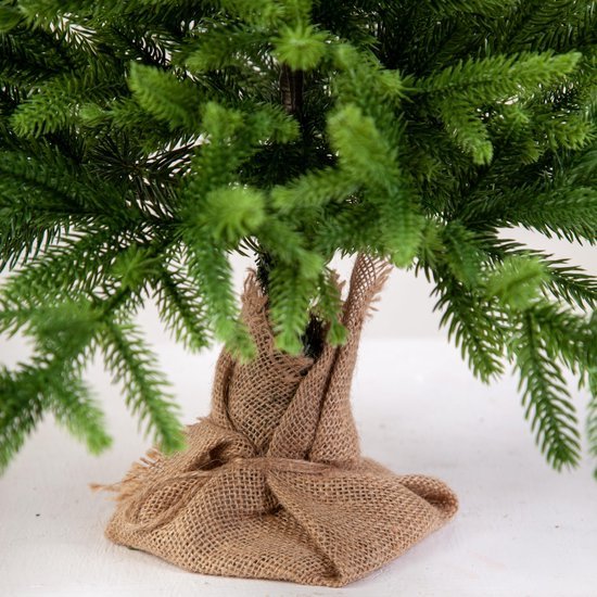 Unyqoos® Compacte en Natuurlijke Kunstkerstboom van 65 cm voor Sfeervolle Feestdagen