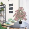Unyqoos® Levensechte kunst Monstera plant van 65 cm voor huis en kantoor decoratie