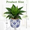 Unyqoos® Stijlvolle kunstplant met realistische agave voor interieurdecoratie