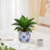 Unyqoos® Stijlvolle kunstplant met realistische agave voor interieurdecoratie