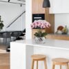 Unyqoos® Realistische orchidee kunstplant in keramische pot voor huisdecoratie