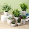 550x550-21732.jpg Unyqoos® Set van 7 decoratieve kunstplanten voor woonkamer, slaapkamer en kantoor, groente, 30cm, 7 stuks