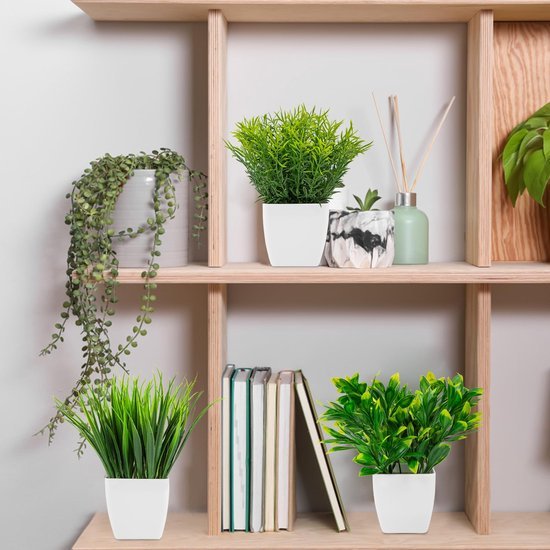 550x550-21756.jpg Unyqoos® Set van vier levensechte kunstplanten in pot voor stijlvolle binnenhuisdecoratie