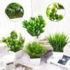 550x550-21757.jpg Unyqoos® Set van vier levensechte kunstplanten in pot voor stijlvolle binnenhuisdecoratie