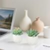 550x550-21764.jpg Unyqoos® Set van Vier Kleine Kunstplanten in Keramische Pot voor Diverse Ruimtes, groente, 10 cm , 4 stuks