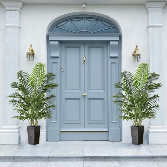 Unyqoos® Levensechte kunstpalm van 150 cm voor interieurdecoratie en sfeer