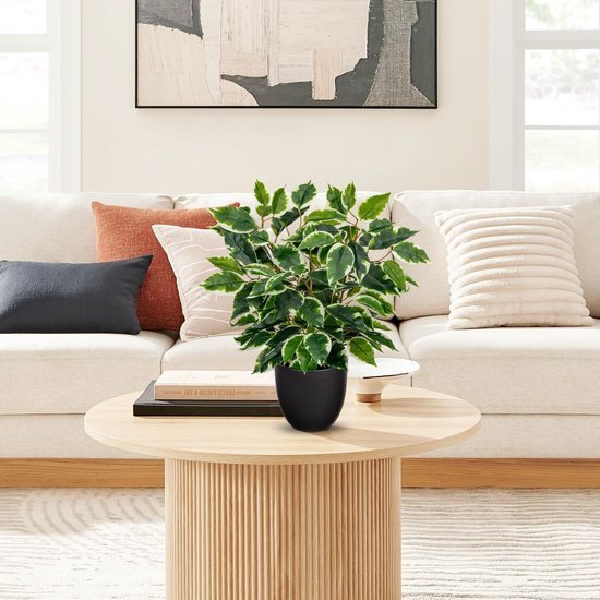 Unyqoos® Decoratieve kunstplant ficus in pot voor elke ruimte en interieurstijl