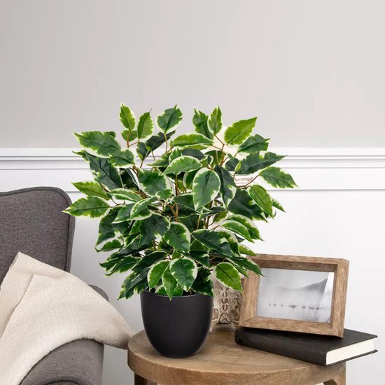 Unyqoos® Decoratieve kunstplant ficus in pot voor elke ruimte en interieurstijl