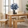 Unyqoos® Set van 12 Blauwe Eucalyptus Kunsttakken voor Stijlvolle Binnenhuisdecoratie, blauw, 50 cm