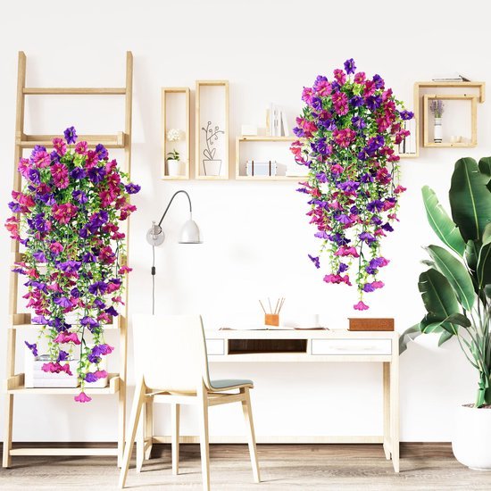 550x550-21800.jpg Unyqoos® Set van 4 Realistische Hangende Kunstplanten voor Buiten en Binnen Decoratie