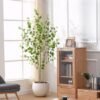 Unyqoos® Decoratieve kunstplant Enkianthus met realistische bladeren voor huis en kantoor