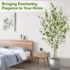 Unyqoos® Decoratieve kunstplant Enkianthus met realistische bladeren voor huis en kantoor