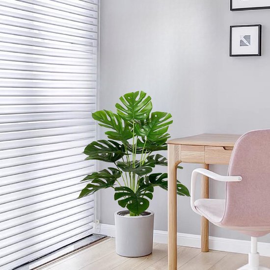 Unyqoos® Grote decoratieve kunstplant in pot voor interieur en exterieur gebruik