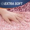 Unyqoos® Extra zachte en absorberende badmat met antislip achterkant voor badkamer