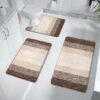 550x550-21963.jpg Unyqoos® Zachte en Luxe 3-delige Badmatset met Antislip en Ultra Absorptievermogen voor Badkamer