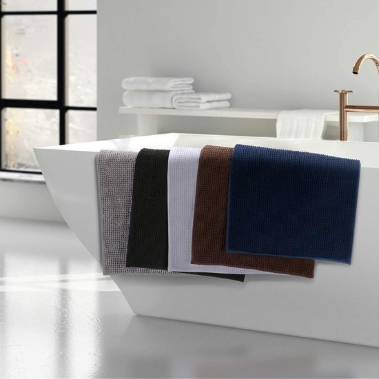 550x550-21990.jpg Unyqoos® Ultrazachte Antislip Chenille Badmat voor Optimaal Comfort en Veiligheid in Uw Badkamer